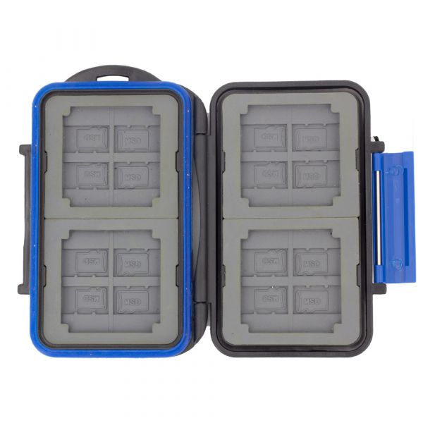 Transportbox Koffer fr 16 MicroSD Karten | Roboter-Bausatz.de