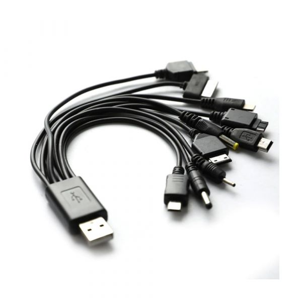 10-in-1 Universal USB-Ladekabel für Smartphones und Handys