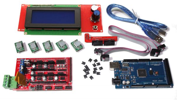 Ramps 1.4 Kit + 2004 LCD Controller + 5x A4988 + Mega 2560 R3