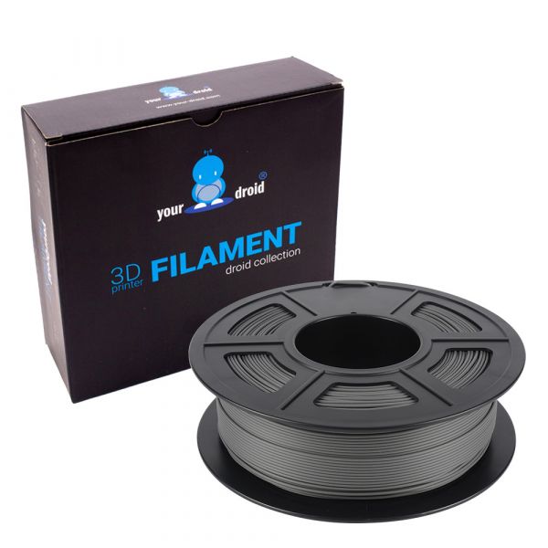 yourDroid PLA Filament Grau Matt 1.75mm 1kg