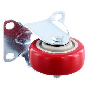 Transportrolle 75mm fest Rot bis 90kg Traglast