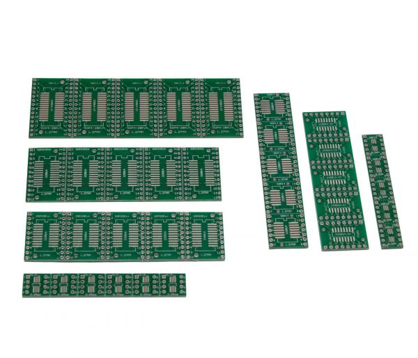 35-Teile Sortiment SMD zu DIP Adapterplatinen