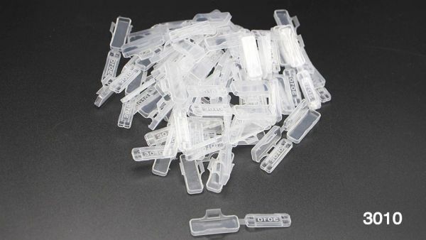 100 Kabelmarkierer transparent 30x10mm