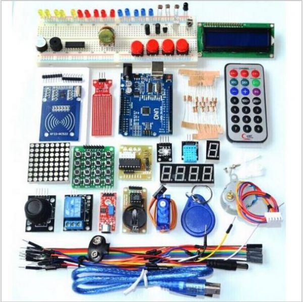 Starter Kit für Arduino UNO R3 RFID im Kunststoffkasten