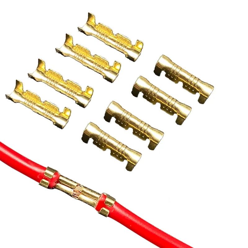 Stoßverbinder zum quetschen 0,5-1,0qmm, Stoßverbinder, Kabelschuhe und  Steckverbindungen