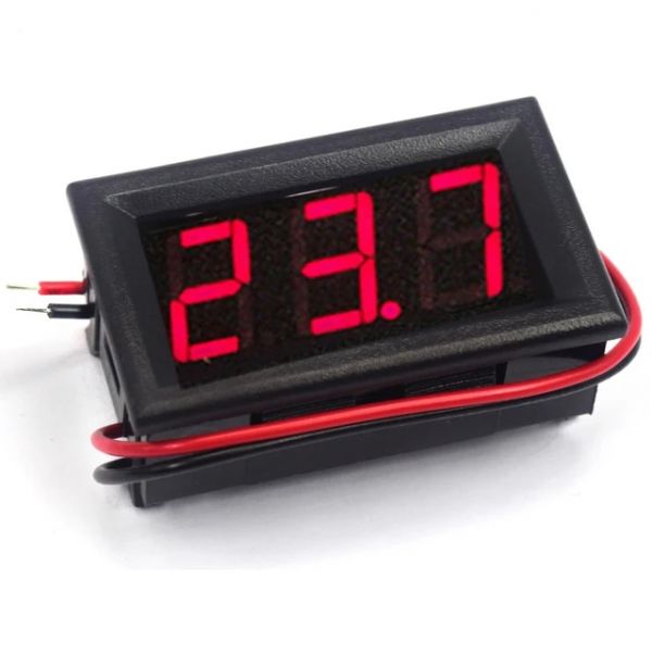 Digitales Voltmeter mit LED-Display DC3.5V bis 30V (rot)