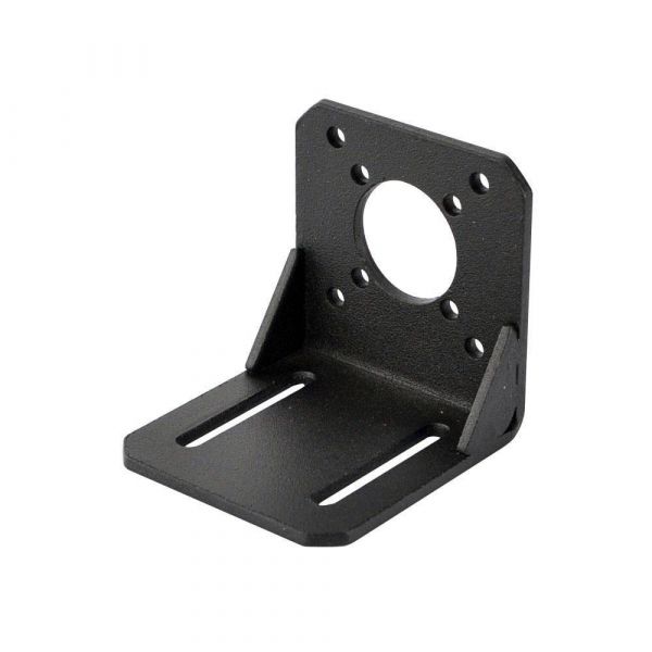 CNC Motorhalter für Nema 17 - Stahl lackiert