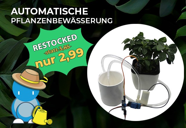 DIY-Elektronik Set für Automatische Pflanzenbewässerung