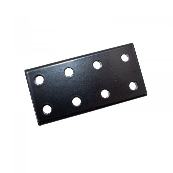 Montageplatte 6060-8 für Aluminiumprofile Schwarz