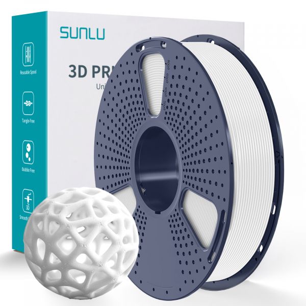 Sunlu TPU Filament White 1.75mm 500g