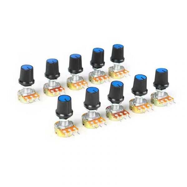 10x Dreh Potentiometer linear 1M