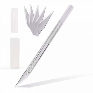 Präzisionsmesser mit 6 Klingen – Skalpell Cutter für Gravur, Modellbau & DIY