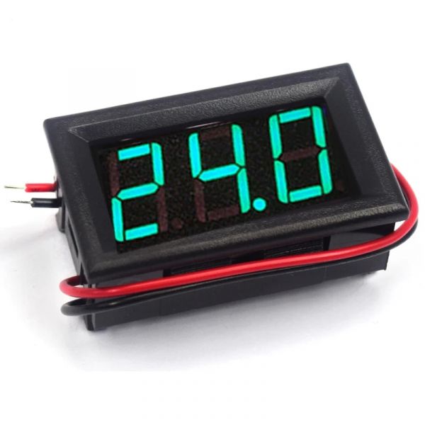 Digitales Voltmeter mit LED-Display DC3.5V bis 30V (grün)