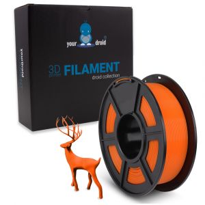 yourDroid PLA filament transparent orange