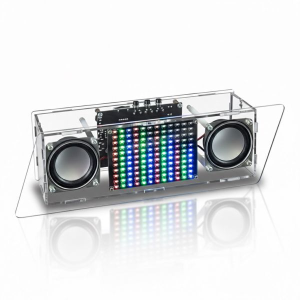 Bausatz DIY Bluetooth Stereo-Lautsprecher mit Musik-Spektrum