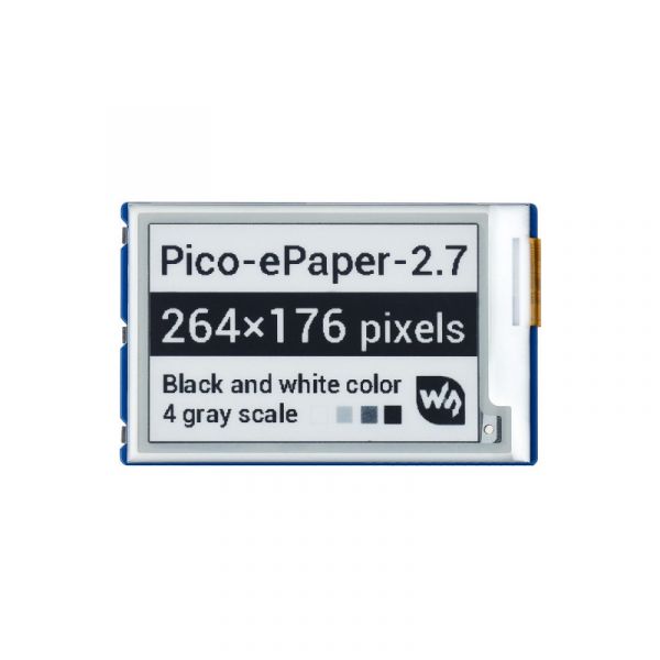 Waveshare 2.7" E-Paper Display Modul für Raspberry Pi Pico