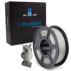 yourDroid PLA PLUS Filament Silber 1.75mm 1kg