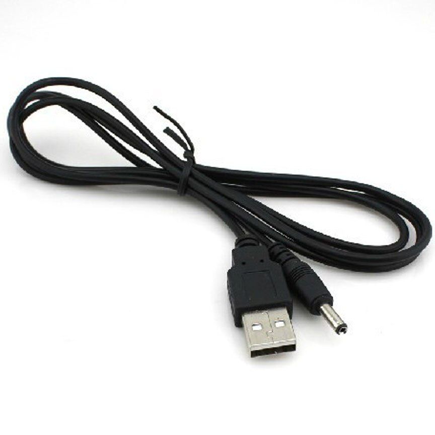 USB Stromkabel auf DC Hohlstecker 3.5x1.35mm 5V 80cm Ladekabel