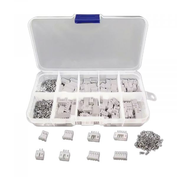 PH 2.0 Crimpgehäuse Sortiment 230 Stück Stecker Set mit Kontakten