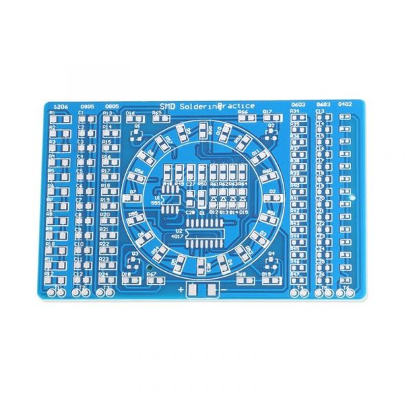 SMD Lötübungsplatine Bausatz - Mit Vielen Bauteilen