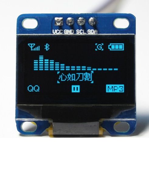 0.96" OLED Display I2C/IIC/TWI 128x64 Pixel für Arduino