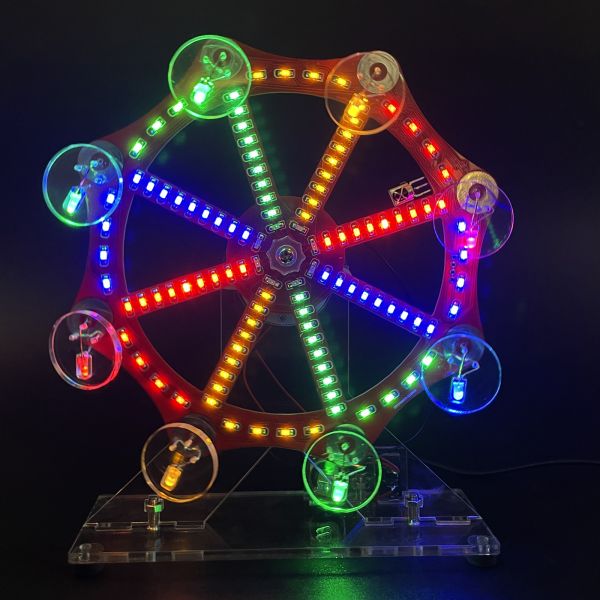 Bausatz LED Riesenrad mit Fernbedienung und Animationen