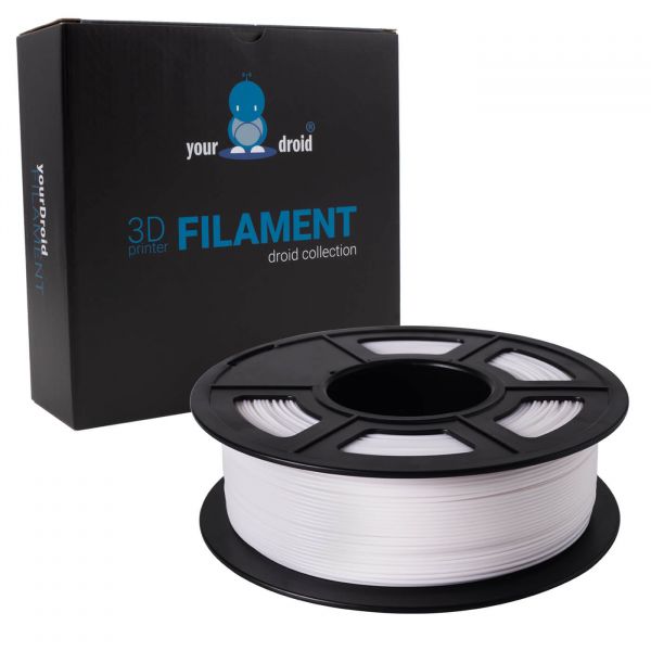 yourDroid PLA Filament weiss 1.75 mm 