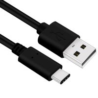 yourDroid 2m USB 2.0 Kabel Typ C-Stecker auf USB 2.0 A-Stecker, Vernickelt, Schwarz