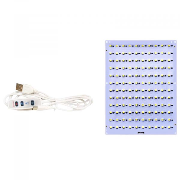 Lithophane LED Panel USB-C 5V dimmbar 120 LEDs Backlight Board