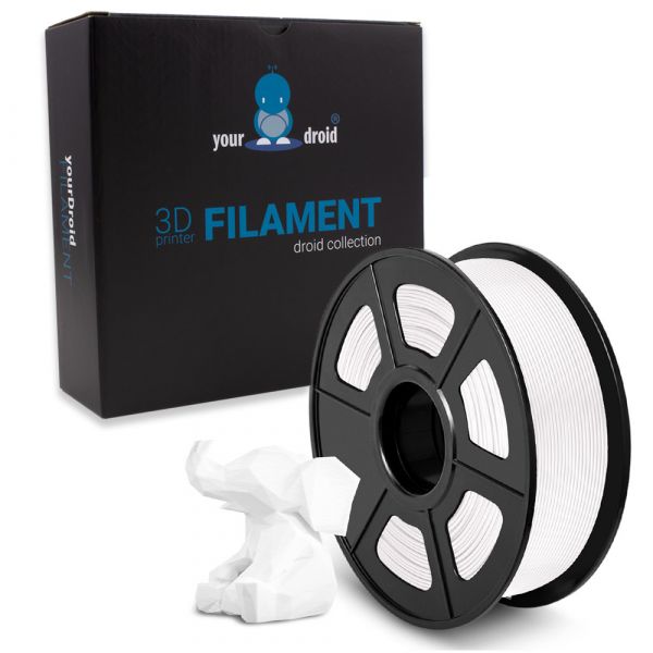 yourDroid PLA Filament weiss 1.75 mm 