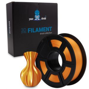 yourDroid BioSilk PLA PLUS Filament Messing 1.75mm 1kg
