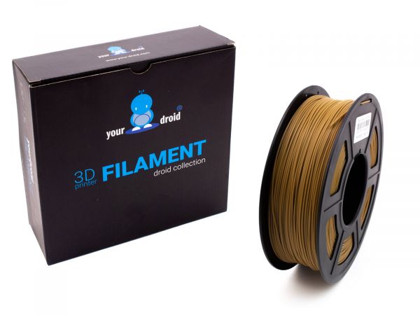 yourDroid PLA PLUS Filament Braun 1.75mm 1kg