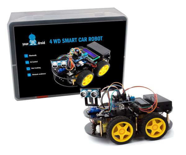 uno R3 4wd smart car roboter bausatz
