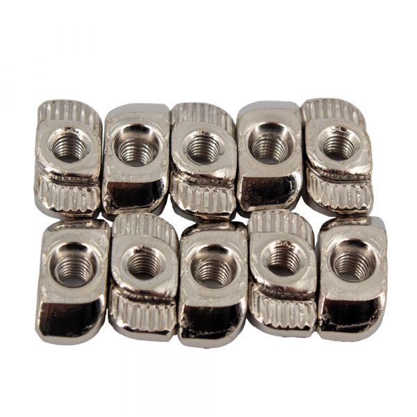 50x M3 Hammermutter T-Schlitz Nut 8