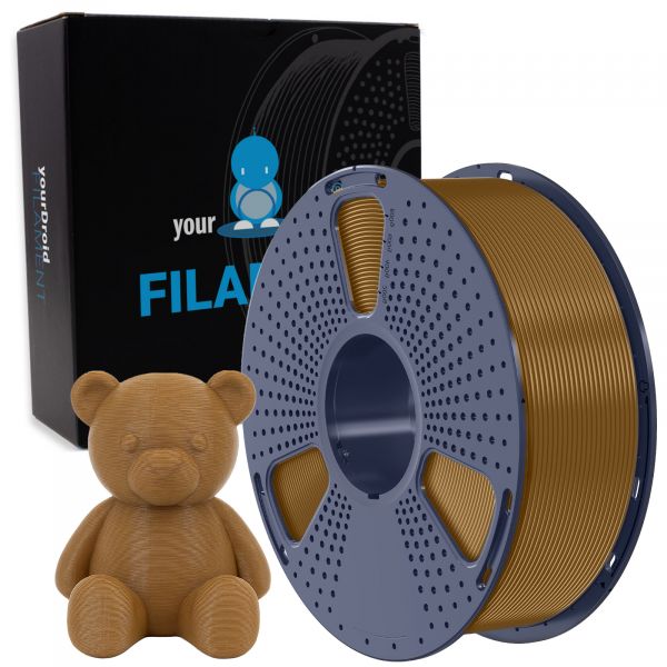 yourDroid PETG Filament Braun 1.75mm 1kg