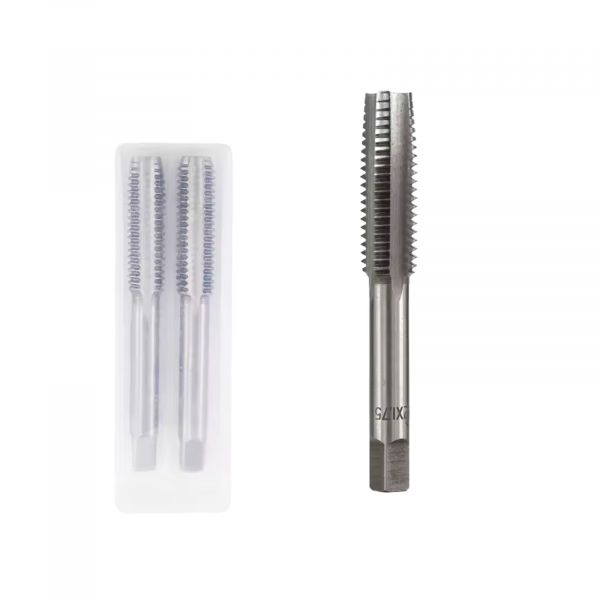 2x M16 Gewindebohrer HSS – Metrischer Handgewindebohrer mit gerader Nut