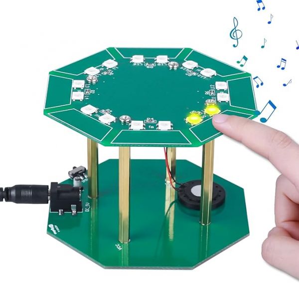 Bausatz Trommel mit Touchfunktion zum Löten (Grün)