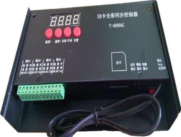 T-4000AC Controller für RGB LED Strips (Achtung: US-Netzstecker!)