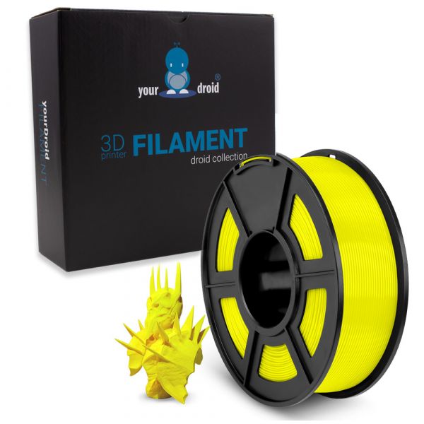 yourDroid PLA PLUS Filament Gelb 1.75mm 1kg