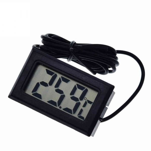 Mini LCD Thermometer mit 1m Kabel