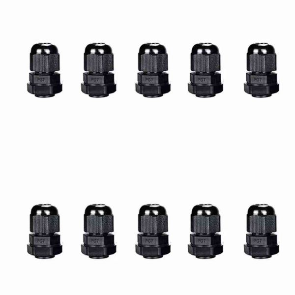 10x PG7 Kabelverschraubung Wasserdicht IP68