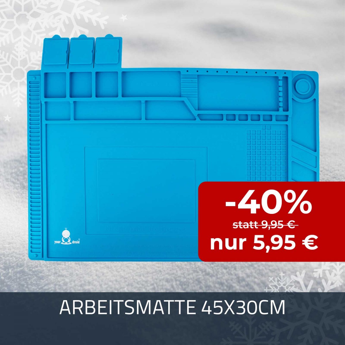 Arbeitsmatte Lötunterlage 45x30 cm