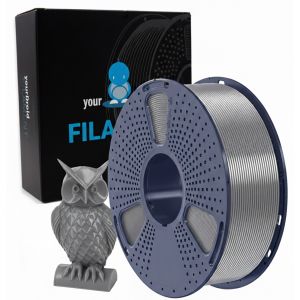 yourDroid BioSilk PLA PLUS Filament Grau 1.75mm 1kg