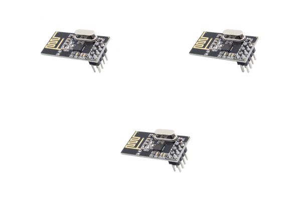 NRF24L01+ Wireless Funkmodul/Empfänger 2.4 GhZ bis 100m (3 Stück)