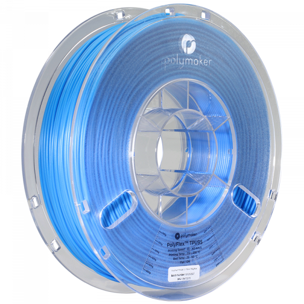 Polymaker PolyFlex TPU95 Filament Blau 1.75mm 750g