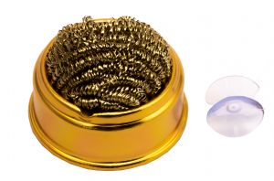 Lötkolbenreiniger Messing mit Schwamm Lötkolbenreiniger Messing mit Schwamm