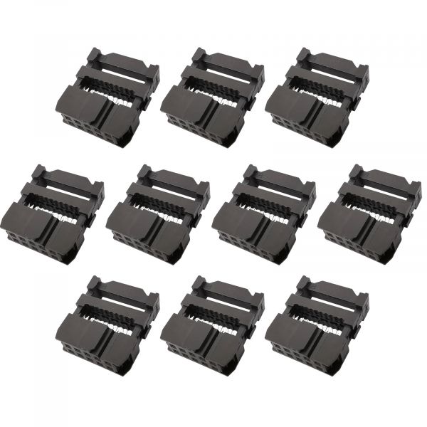 10 Stück IDC Buchse 10-Polig 2x5P 2.54mm