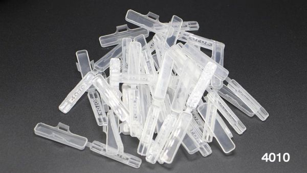 100 Kabelmarkierer transparent 40x10mm