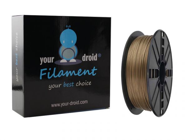 yourDroid Filament Metall 1.75mm gold