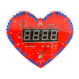 Bausatz: Herzförmige LED-Uhr